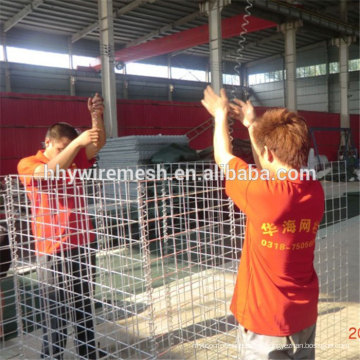 Military sand filled barrier Hesco container welded gabion box hesco barrier wall